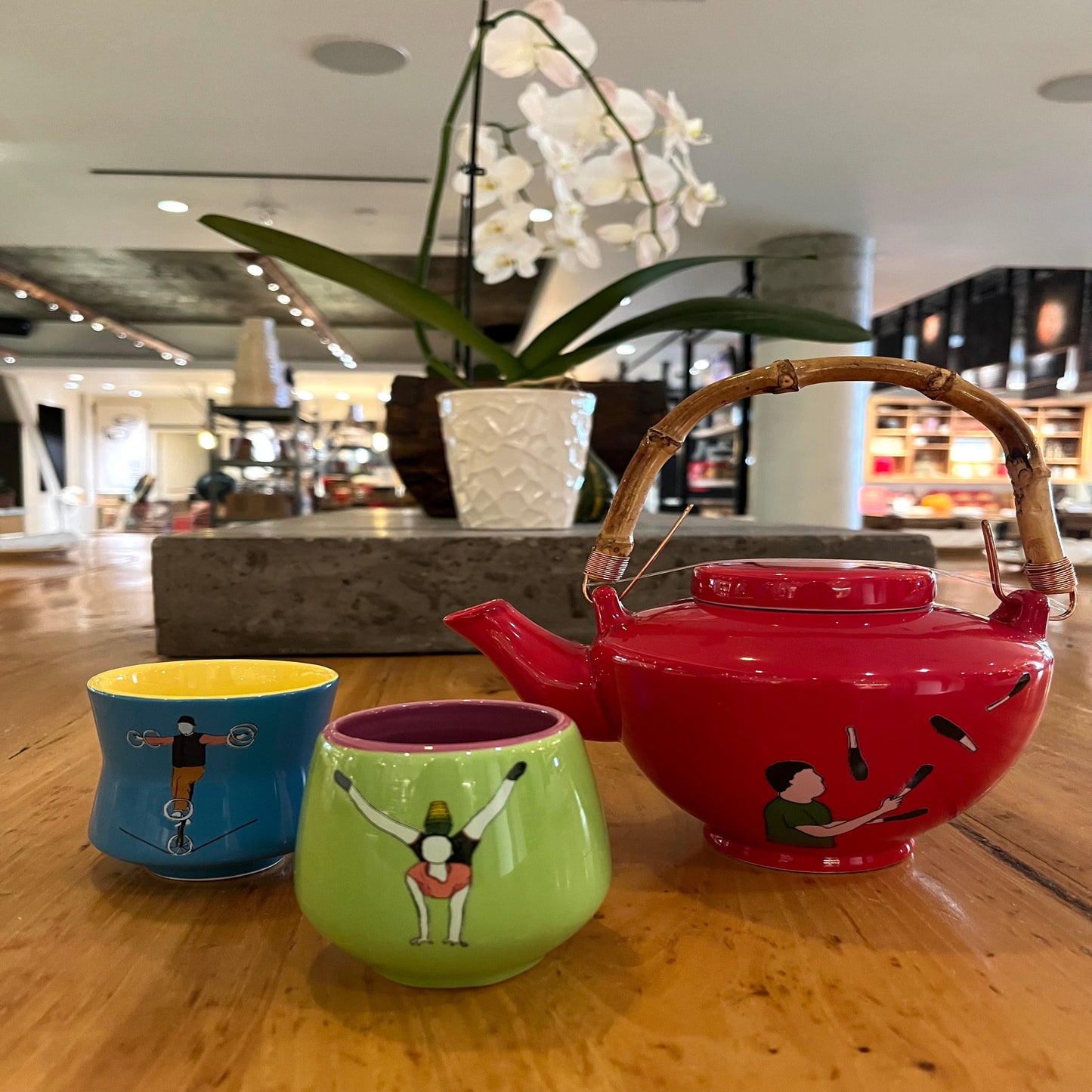 Piling Palang Ceramic Teapot Set CED01FRE1