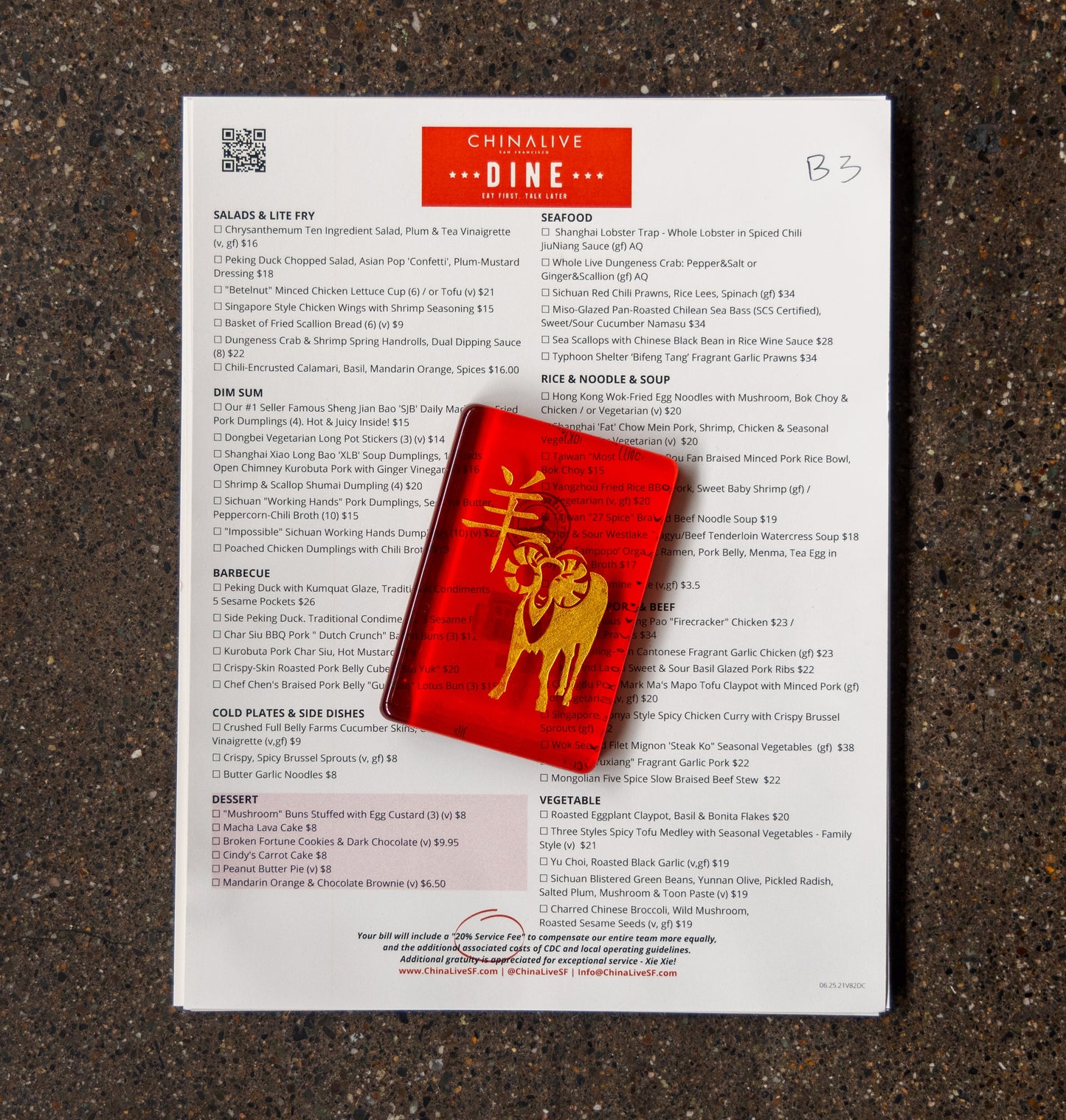 Glass Red Envelopes