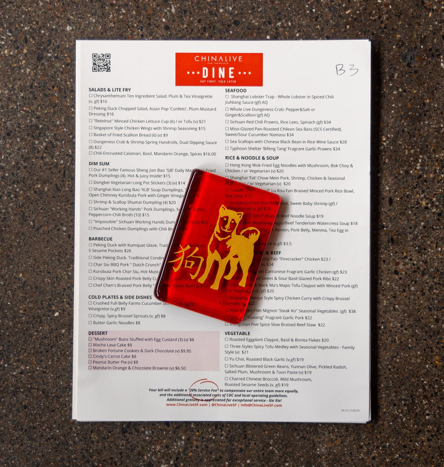 Glass Red Envelopes