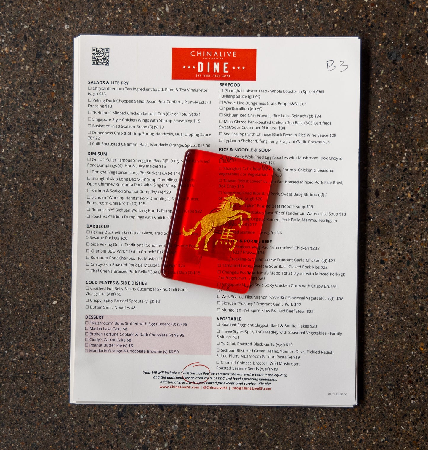 Glass Red Envelopes