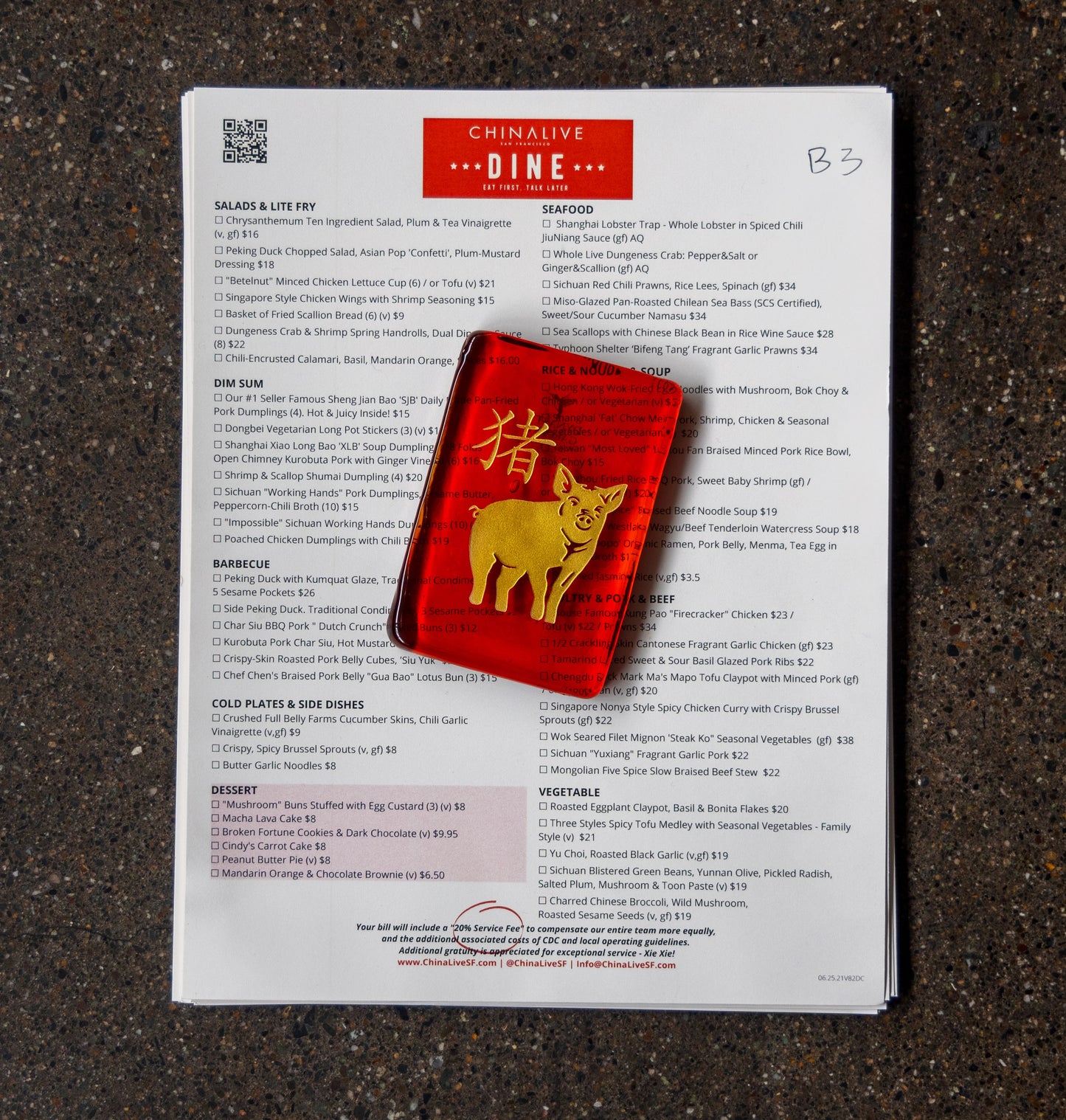 Glass Red Envelopes