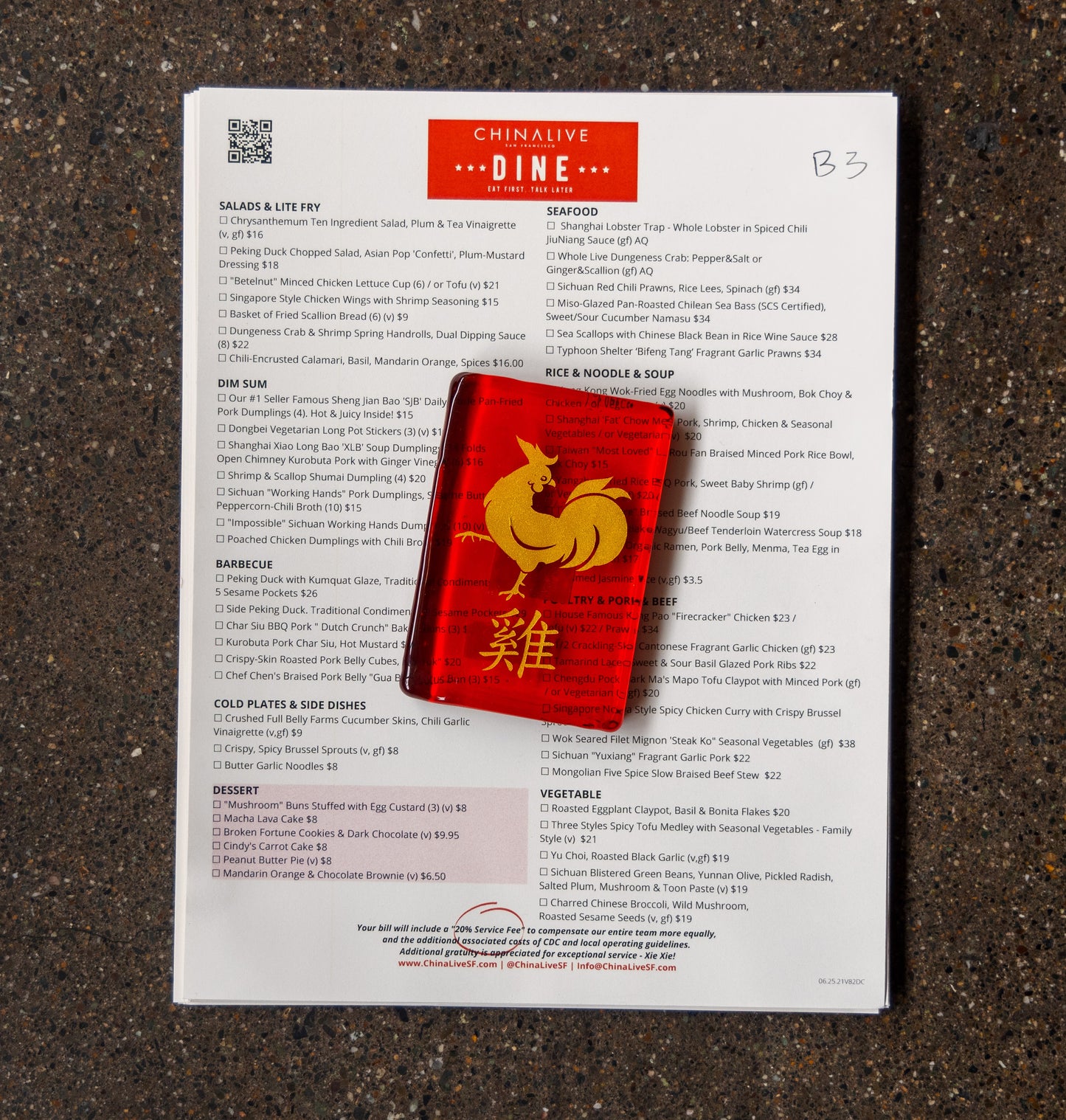 Glass Red Envelopes