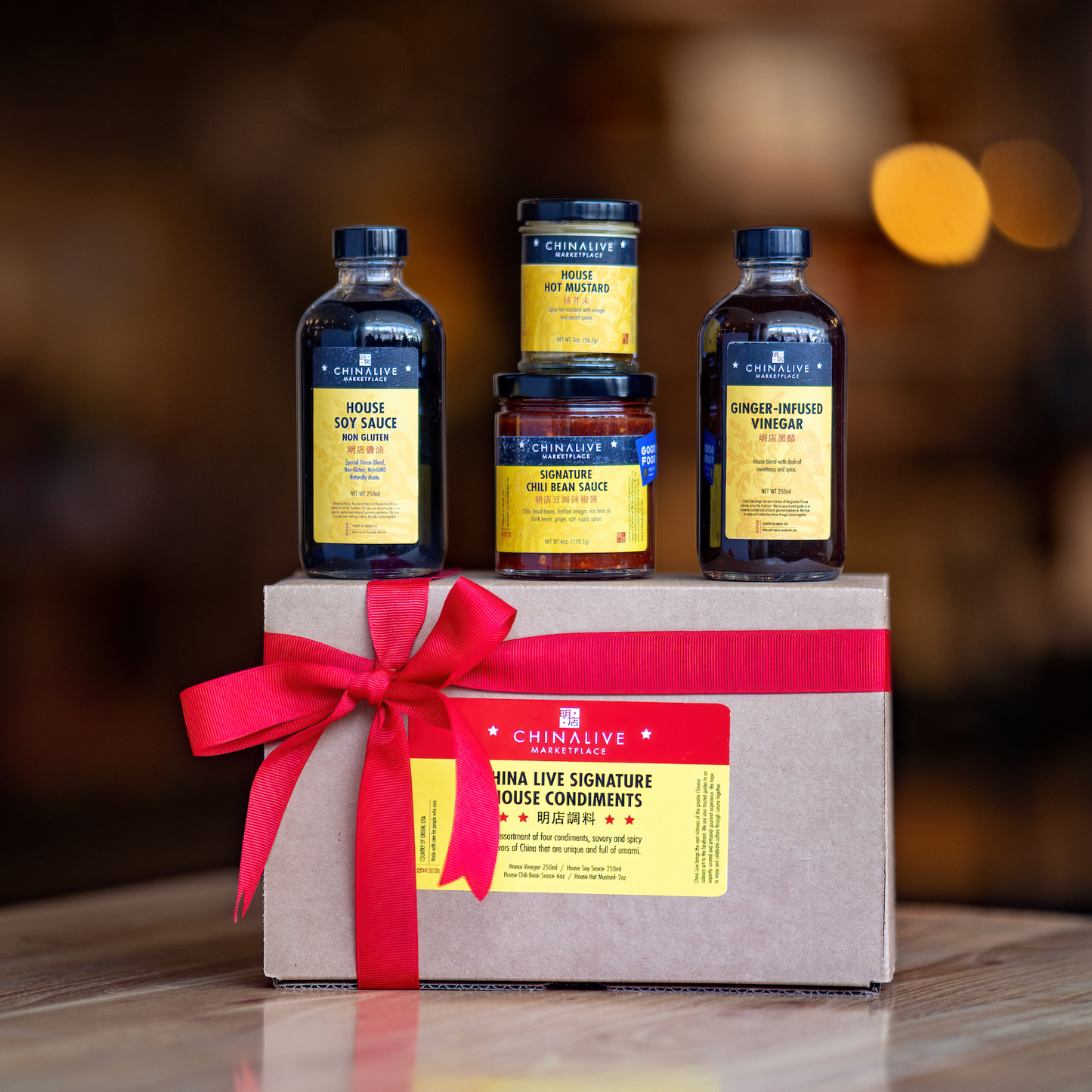 China Live House Condiments Gift Box