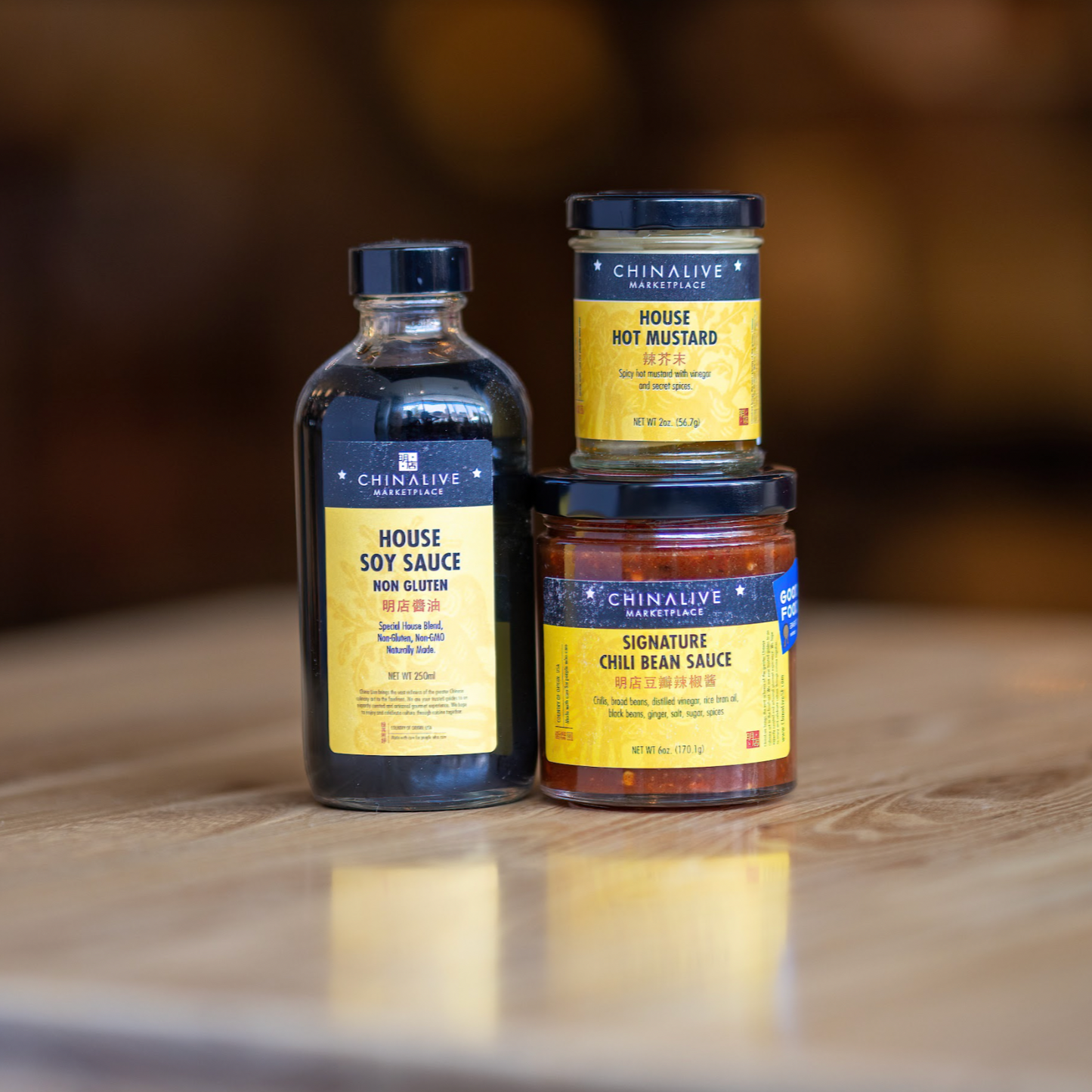 China Live House Condiments Trio Set