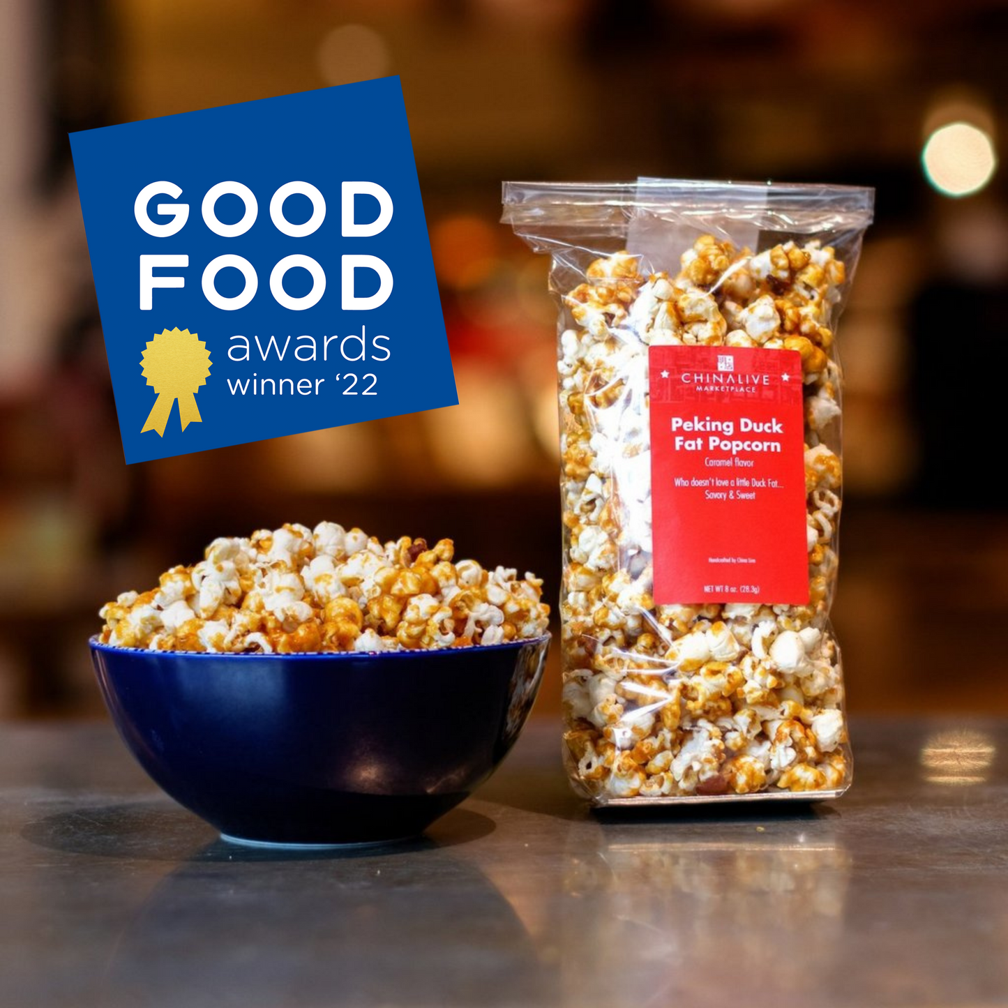 Peking Duck Fat Popcorn