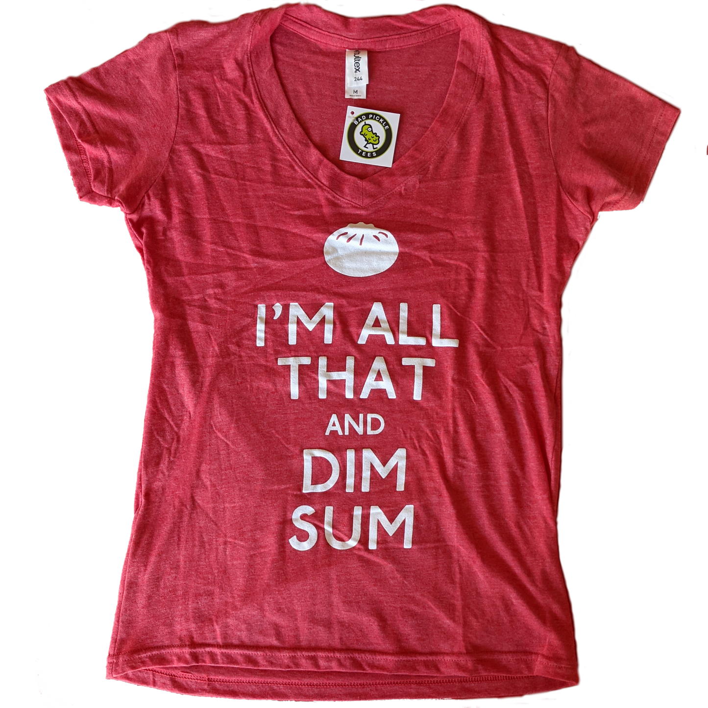 "I'm All That and Dim Sum" Women's V-neck T-shirt